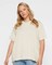 Women’s Hi-Lo Crewneck Short Sleeve Tee for Chic, Casual & Elegant Everyday Wear